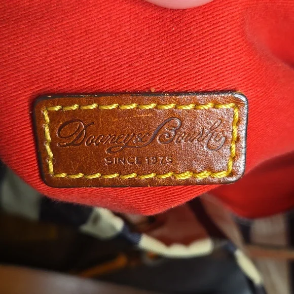 Dooney & Bourke Vtg Zebra Print Drawstring Bag - Picture 7 of 11